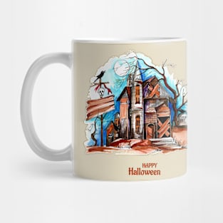 Halloween Spooky House Mug